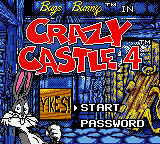 Bugs Bunny in Crazy Castle 4 (Europe) Title Screen
